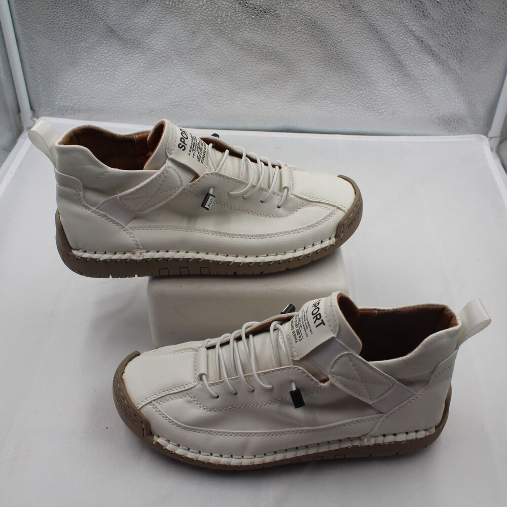 Rock Story Women Size 6.5 Men 5 Casual Orthopedic Walking Shoes Sneakers White